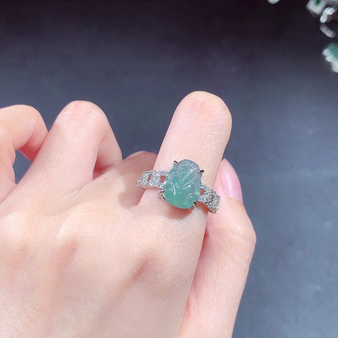 未镶嵌戒指翡翠翡翠