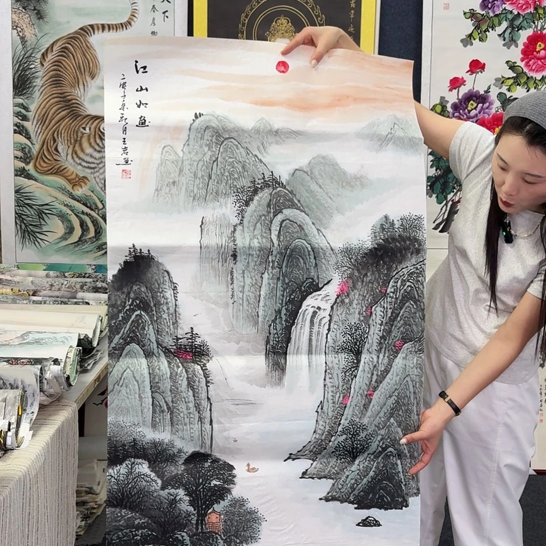纯手绘年画好作品