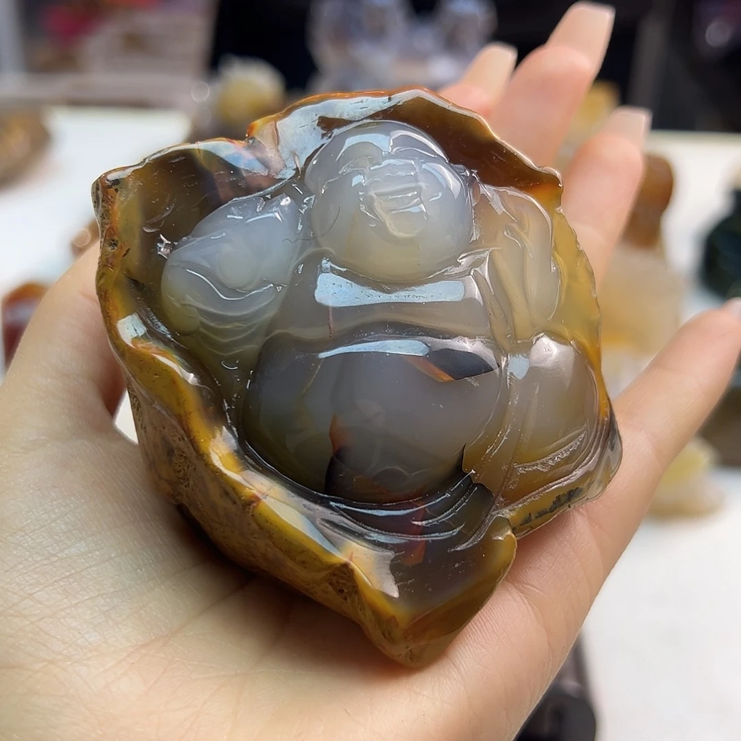 玛瑙/玉髓合金颈饰