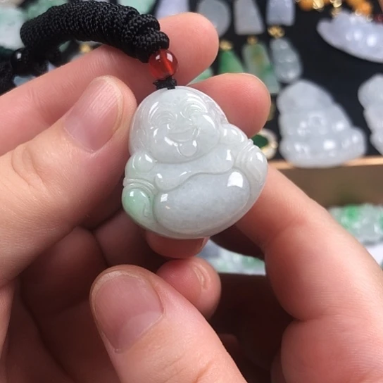 颈饰未镶嵌翡翠佛公