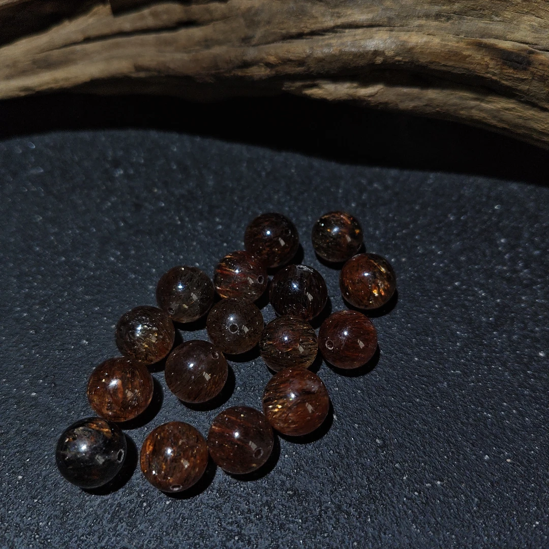 【黑胖珠宝】H1020 黑金超七单珠多样性发其一