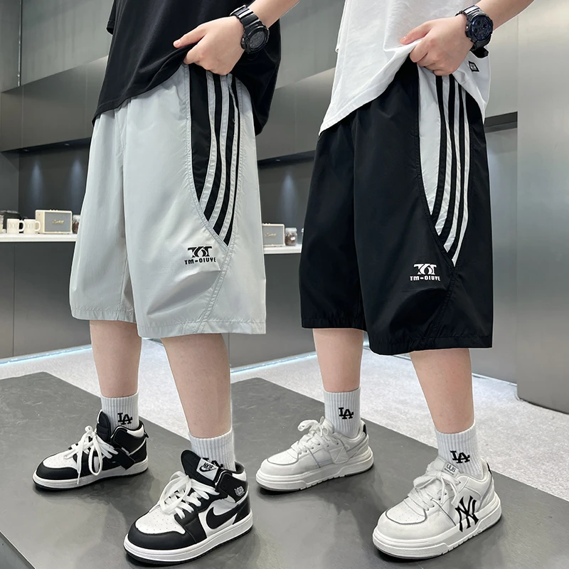 男童短裤夏季薄款速干宽松2025中大童休闲韩版五分裤儿童中裤潮流