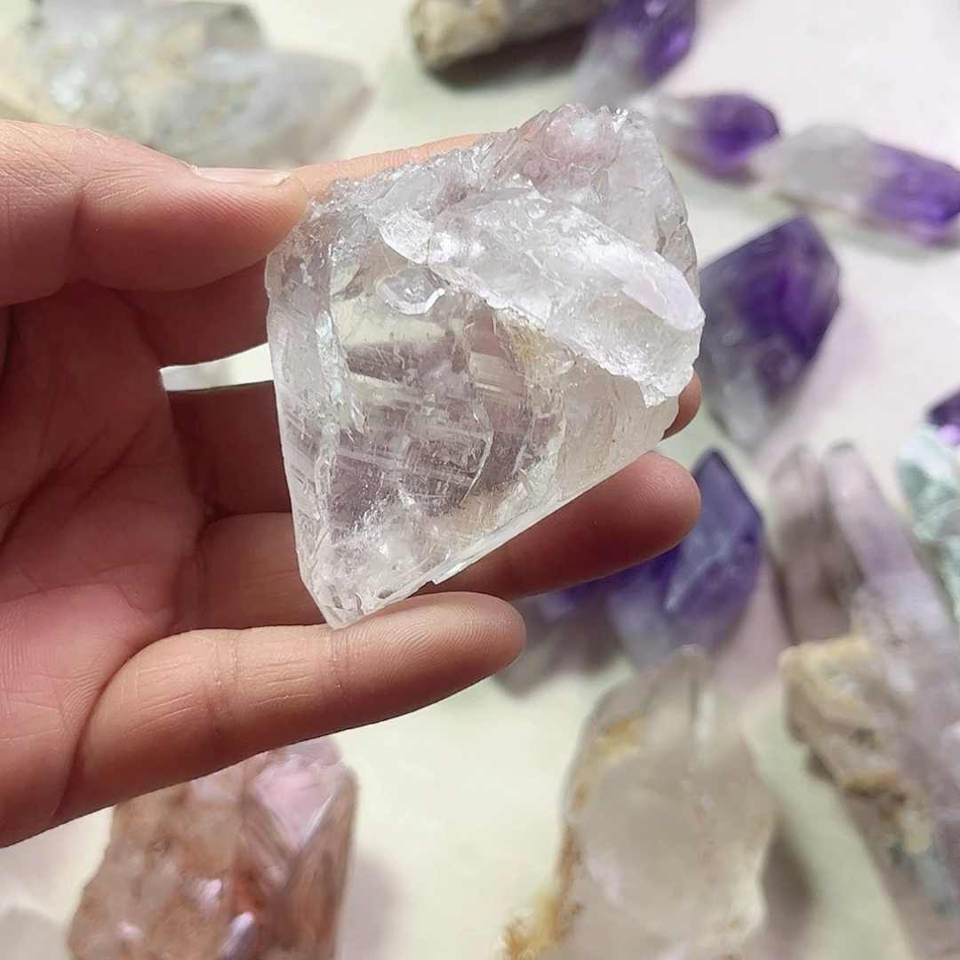 水晶天然水晶原石未镶嵌洋*洋