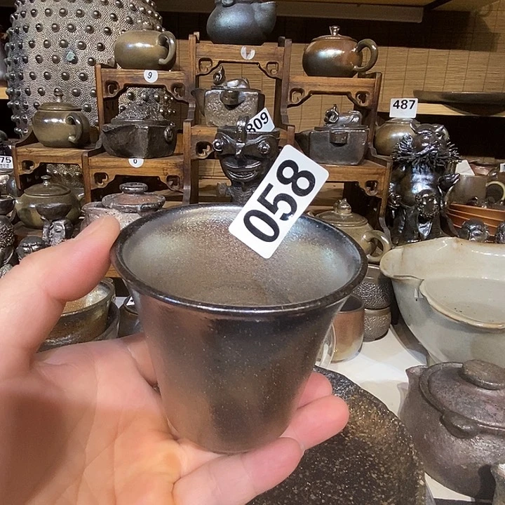 高温柴烧陶泥主人杯