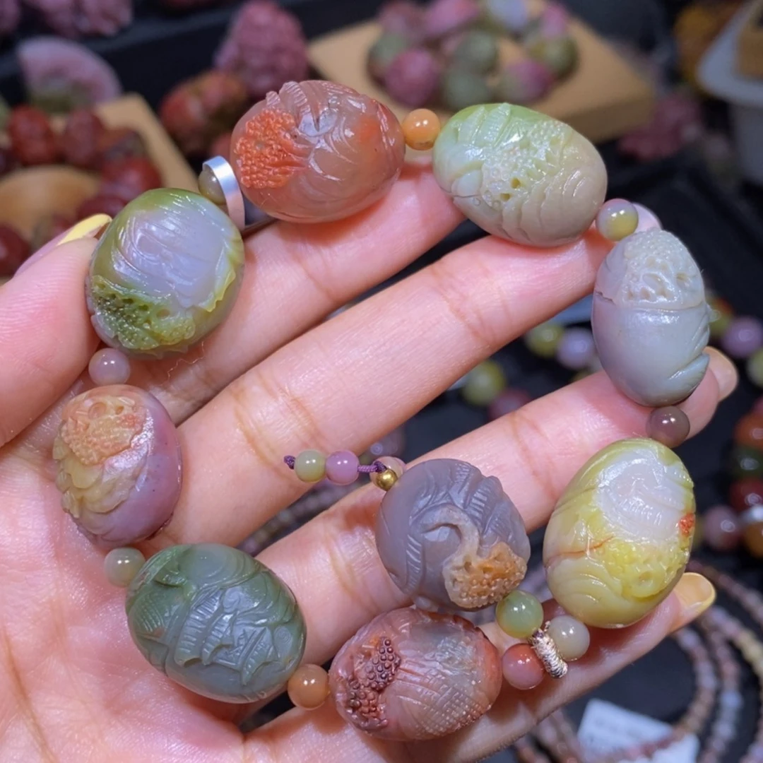 【闪购商品】玛瑙/玉髓手串未镶嵌盐源玛瑙