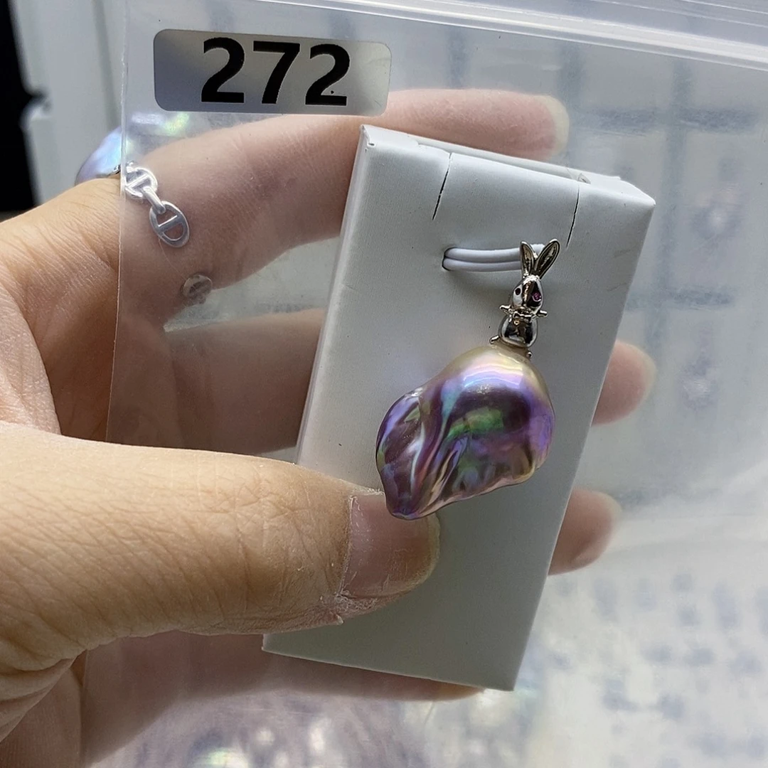 颈饰合金淡水珍珠