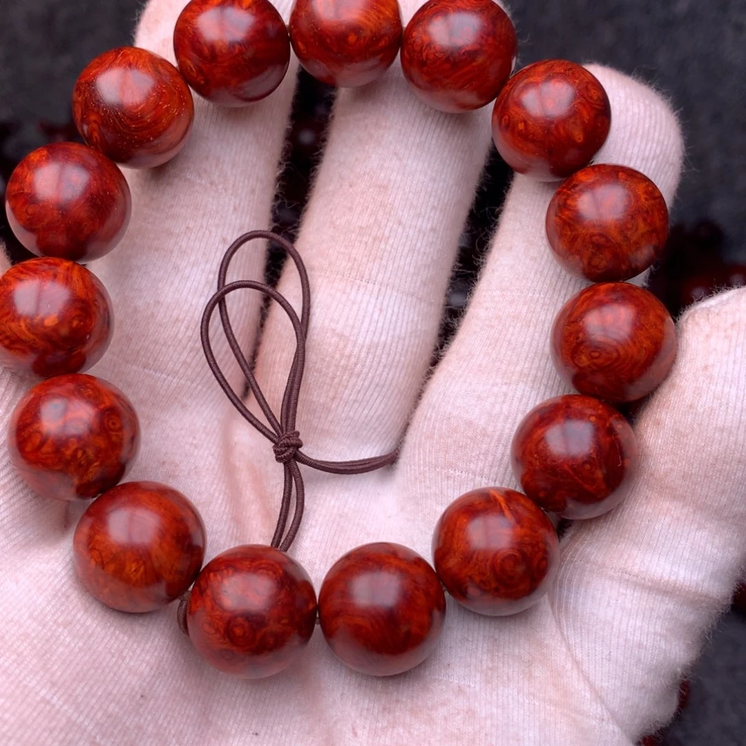 天***涯檀香紫檀（小叶紫檀）手串/手链1.5瘤疤瑕疵