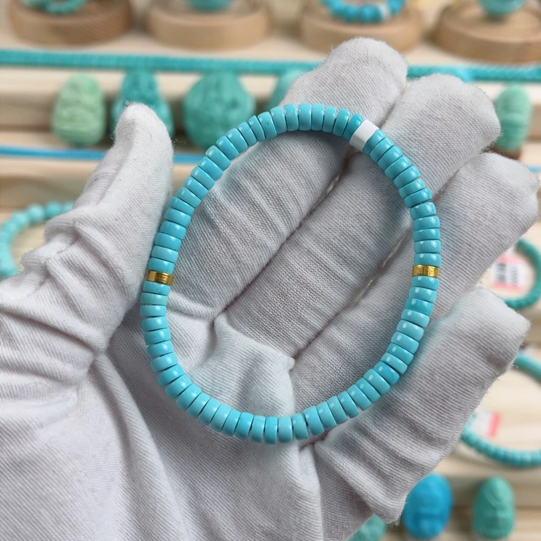 未镶嵌绿松石尺寸5mm