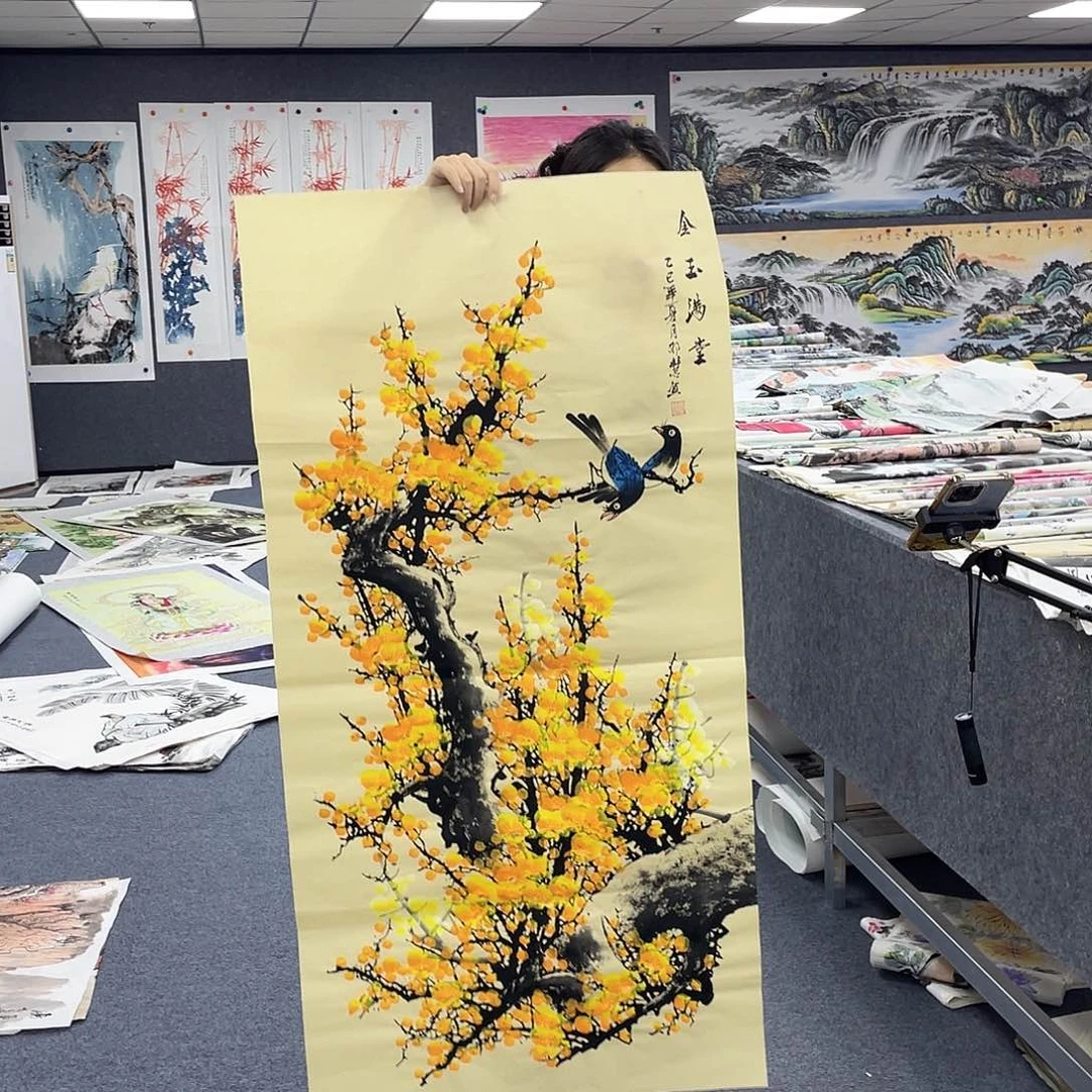 国画作品小姐姐放漏…