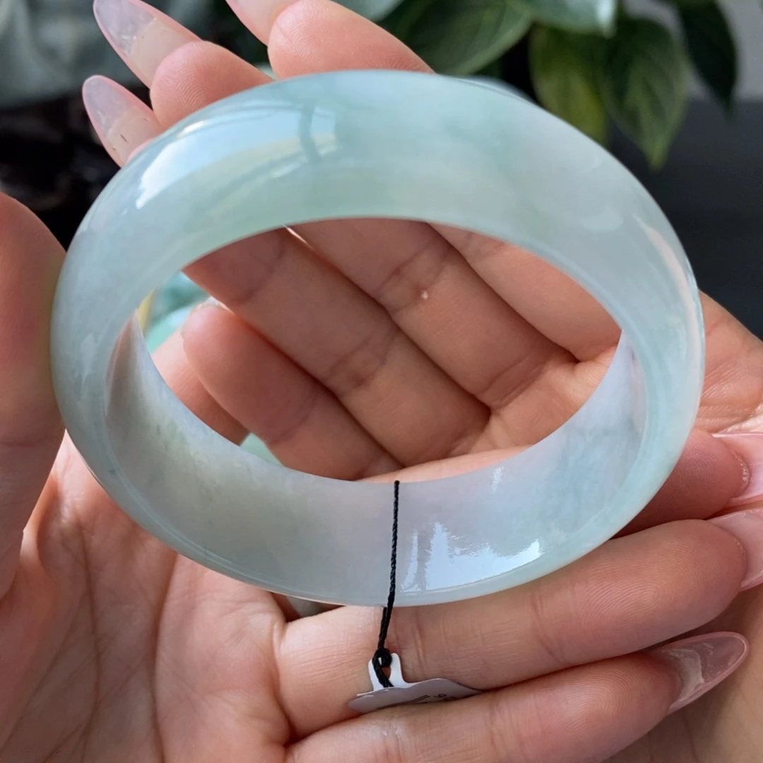 翡翠未镶嵌手镯天然
