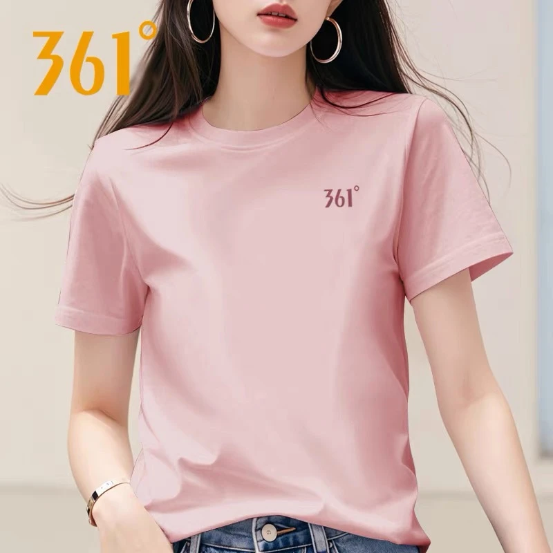 雪（901-1000） 361°夏日短袖短裤男女透气T恤运动清凉百搭休闲