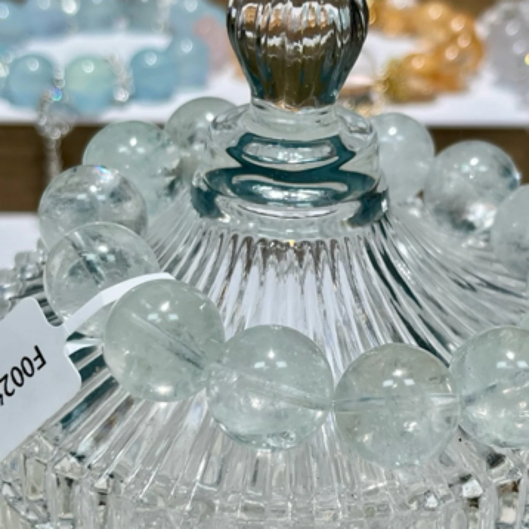 绿阿塞水晶15mm 直播间拍下DIY改款 天然默认微瑕 No退No换