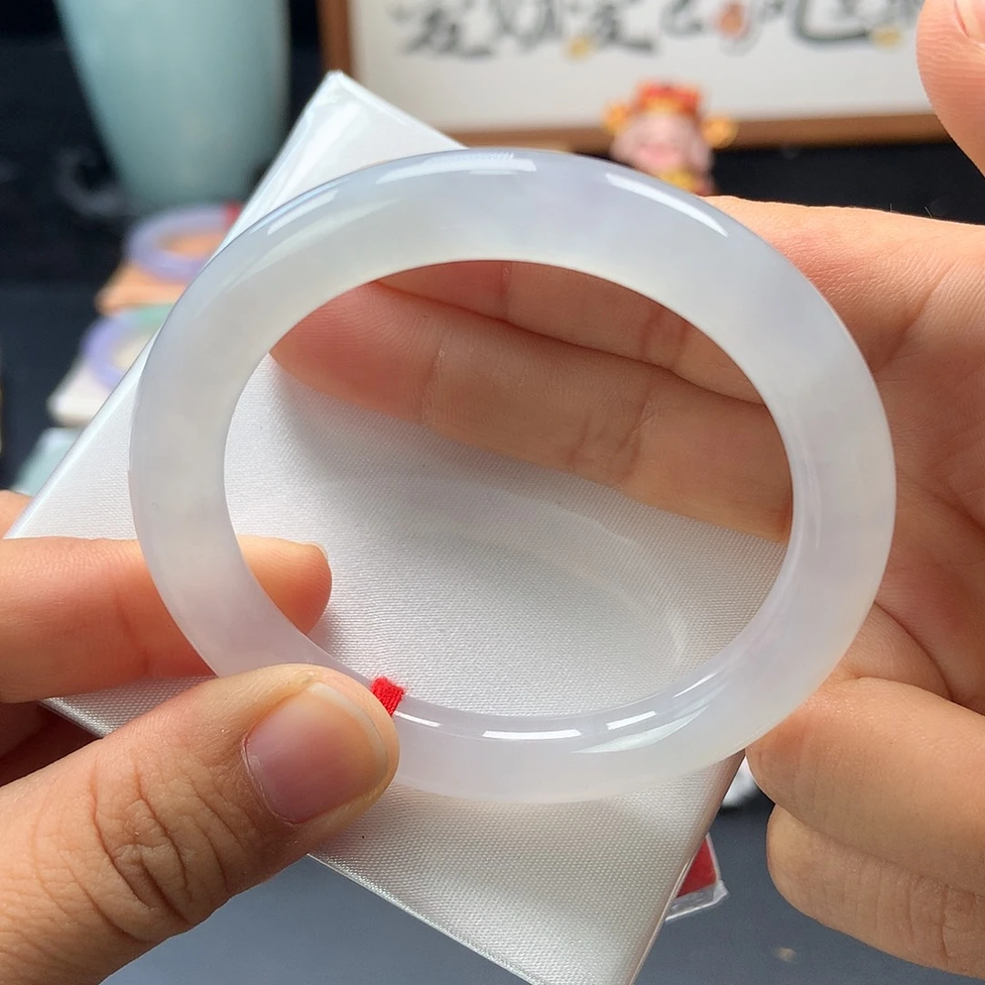 翡翠未镶嵌手镯25号