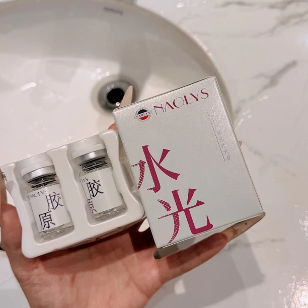 ：自用8支的胶原水光液「搭配热吉吉效果更nice」