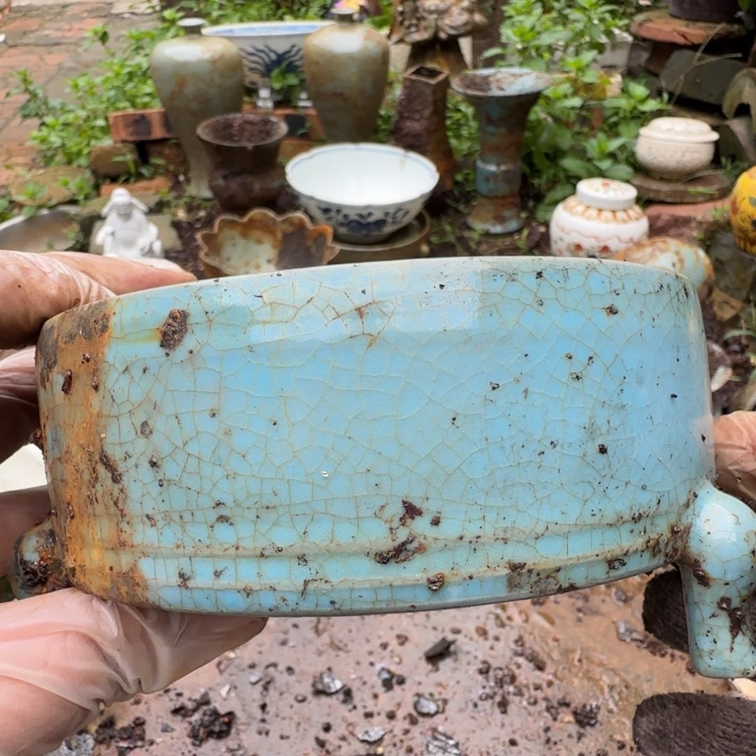 中***理摆件瓷器工艺美术作品
