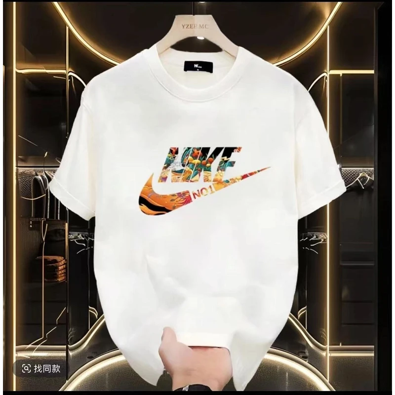 1007【一折粉丝福利】夏季潮牌男女同款圆领百搭T恤