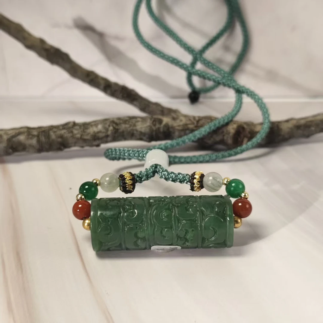 和田玉路路通吊坠2476