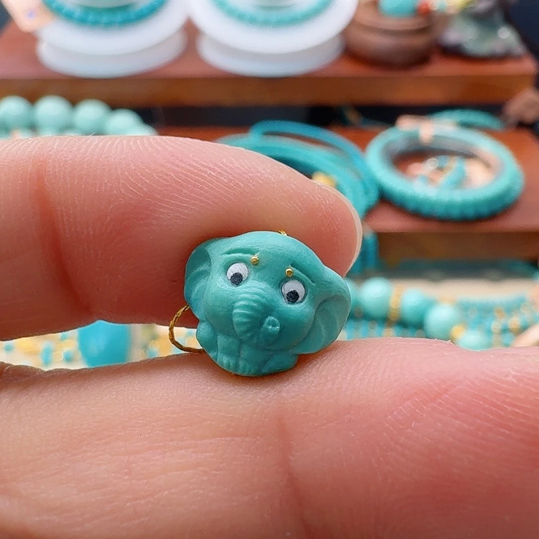 绿松石未镶嵌珠宝半成品