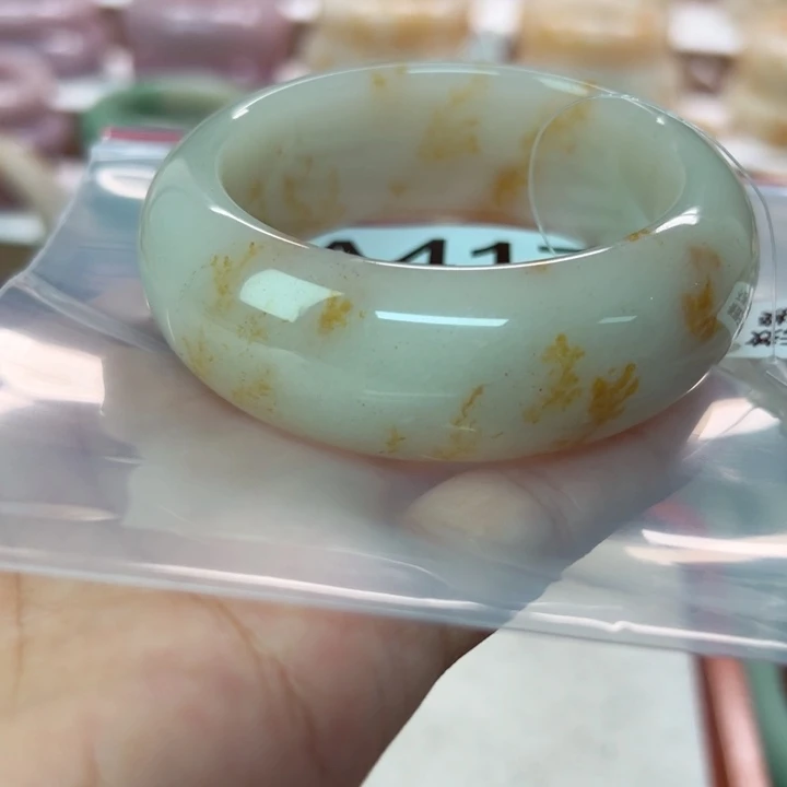 石英质玉手镯合金墨*鹤