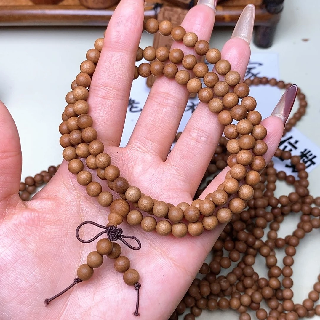 檀香木手串/手链0.6*108黑