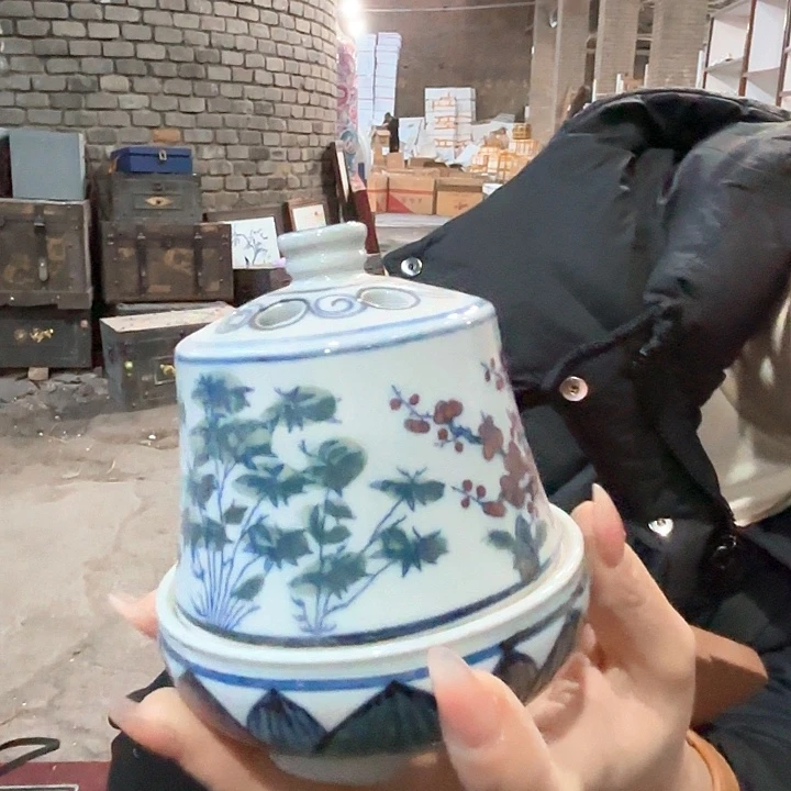 陶摆件景德镇高温麻仓土香炉