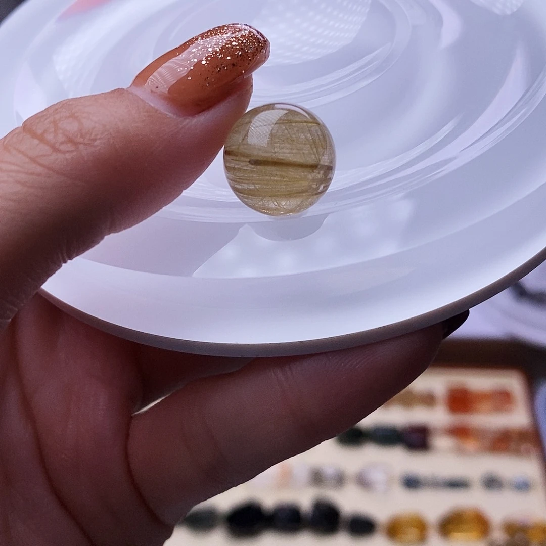 水晶天然水晶定制打孔不退不换未镶嵌