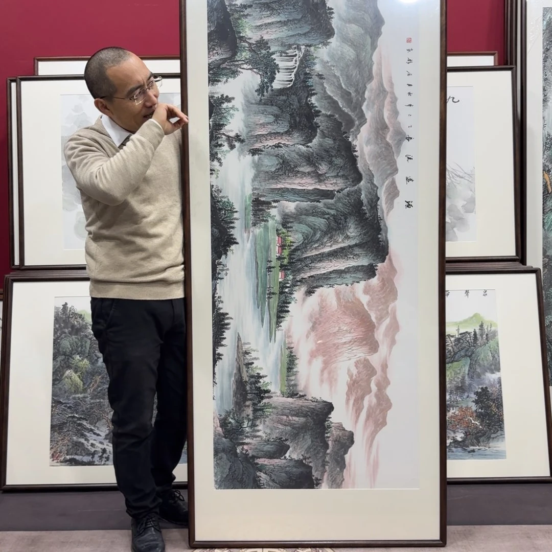 国画手绘作品210/80