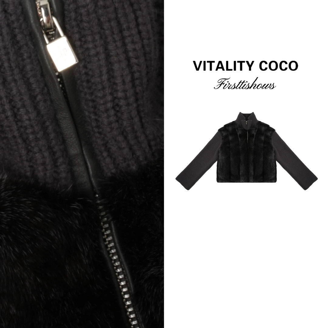VITALITY COCO·LP哥本哈根系列新款女装 高定羊绒水貂外套-2878