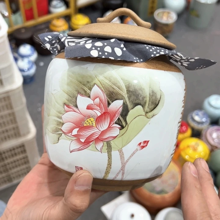 瑕疵福利品陶瓷茶叶罐