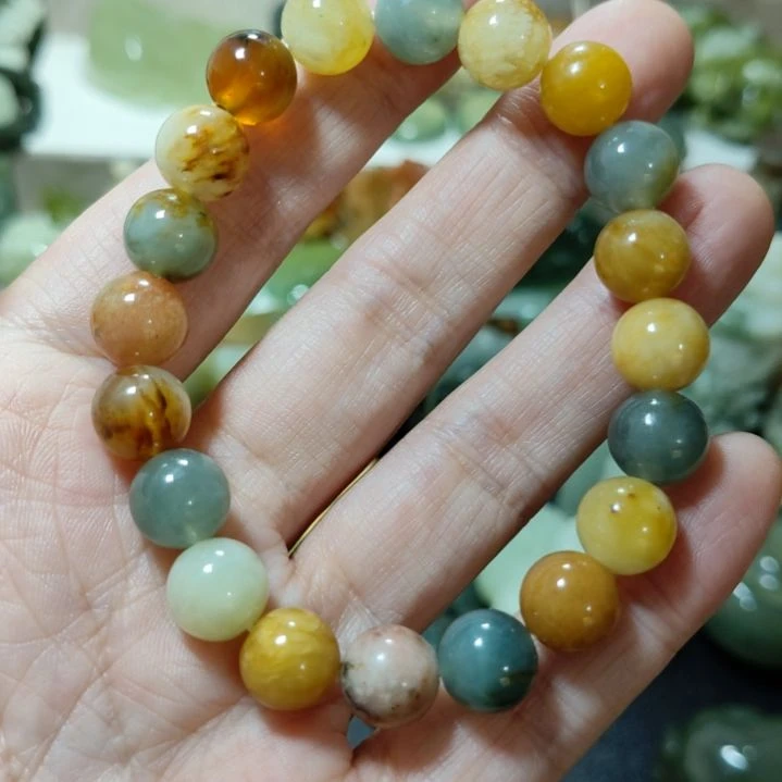 岫玉手串款式未镶嵌