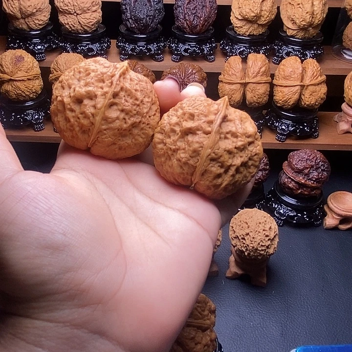 把件文玩核桃铁称坨50mm