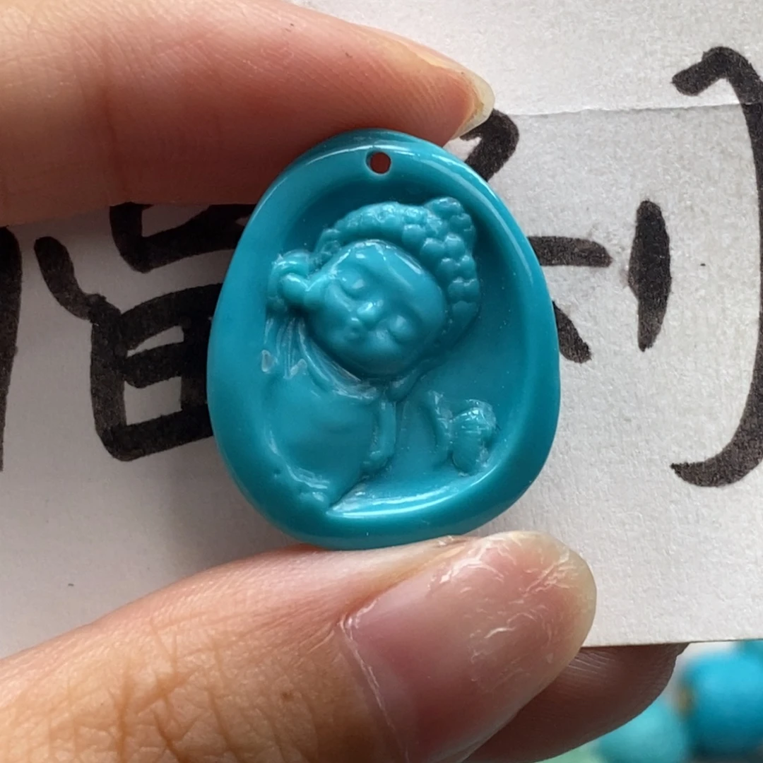 未镶嵌绿松石颈饰