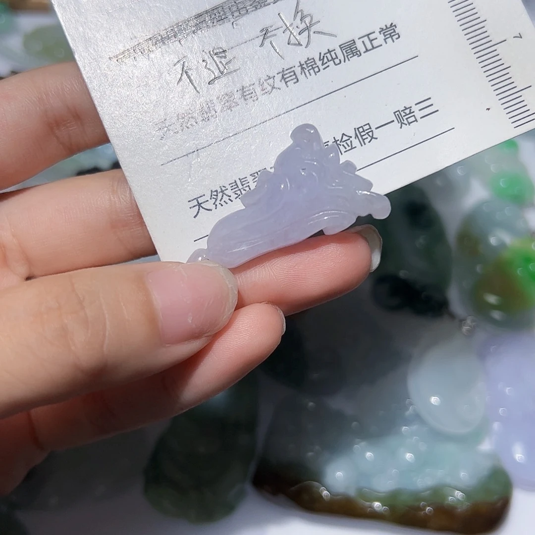 翡翠未镶嵌颈饰天然A货翡翠