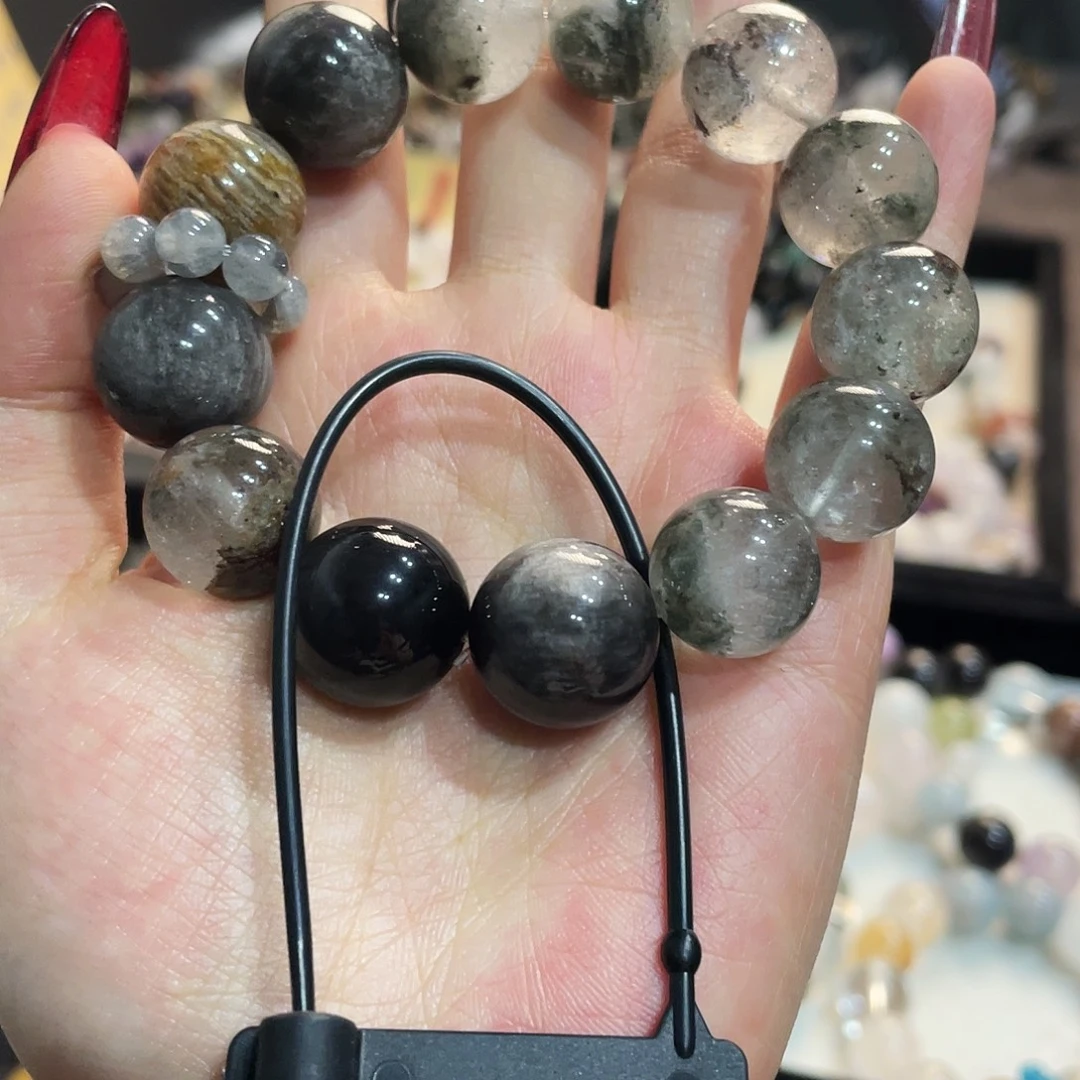 未镶嵌水晶手链绿