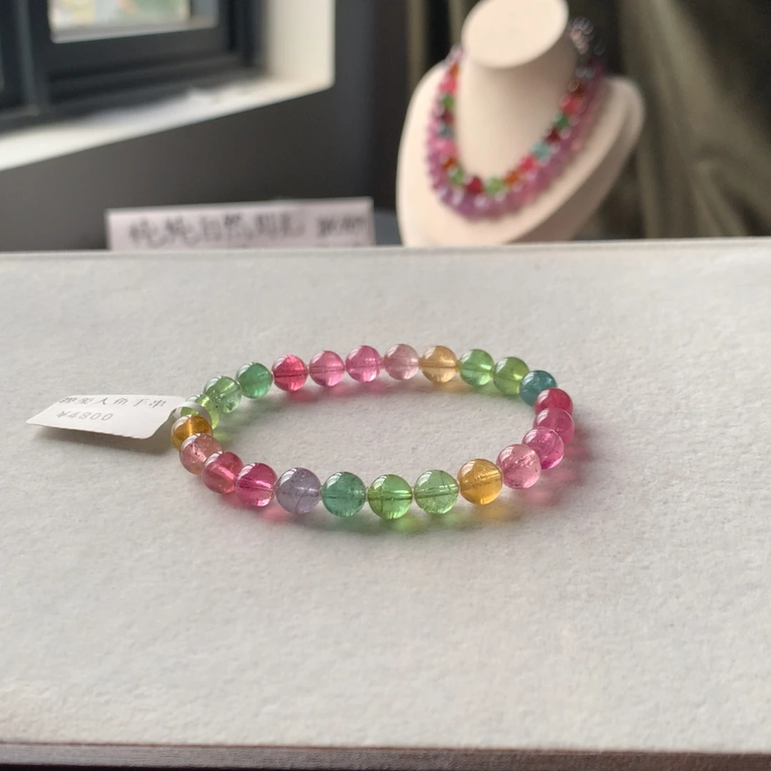 未镶嵌手链碧玺碧玺