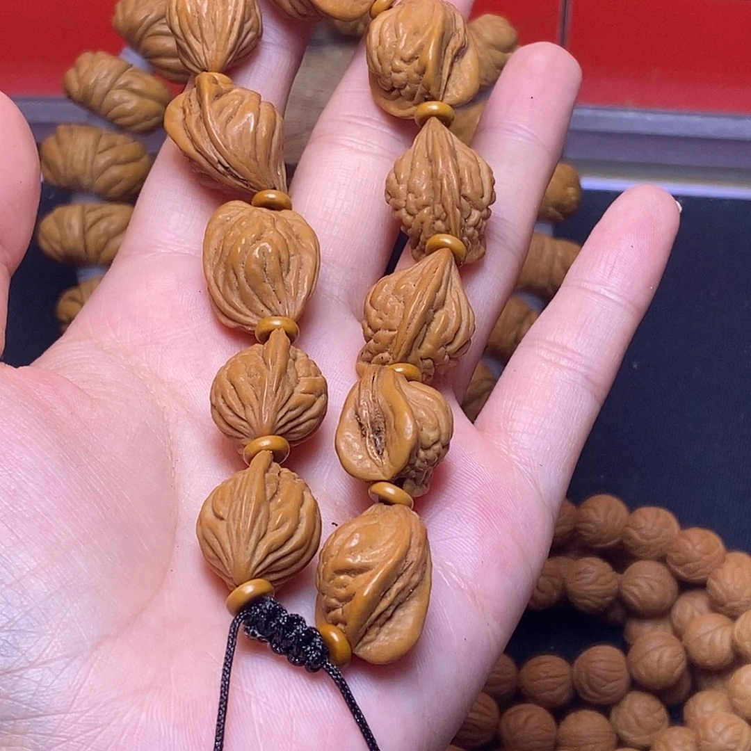 手串文玩核桃秦岭龙纹桃核1