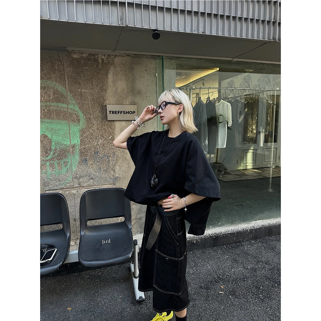 嘉仪【印象派】蝙蝠袖T