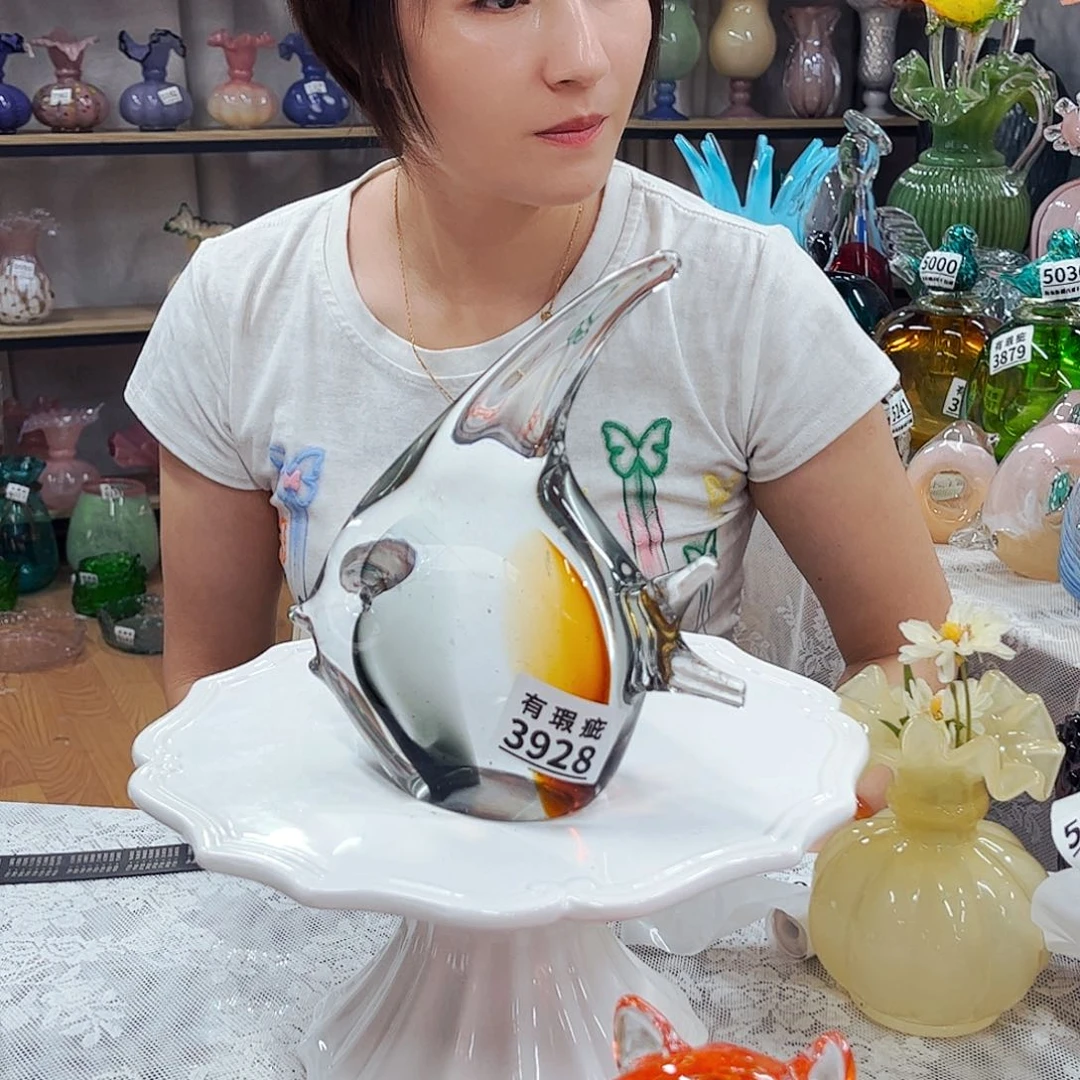 3928瑕 家悦琉璃摆件福利