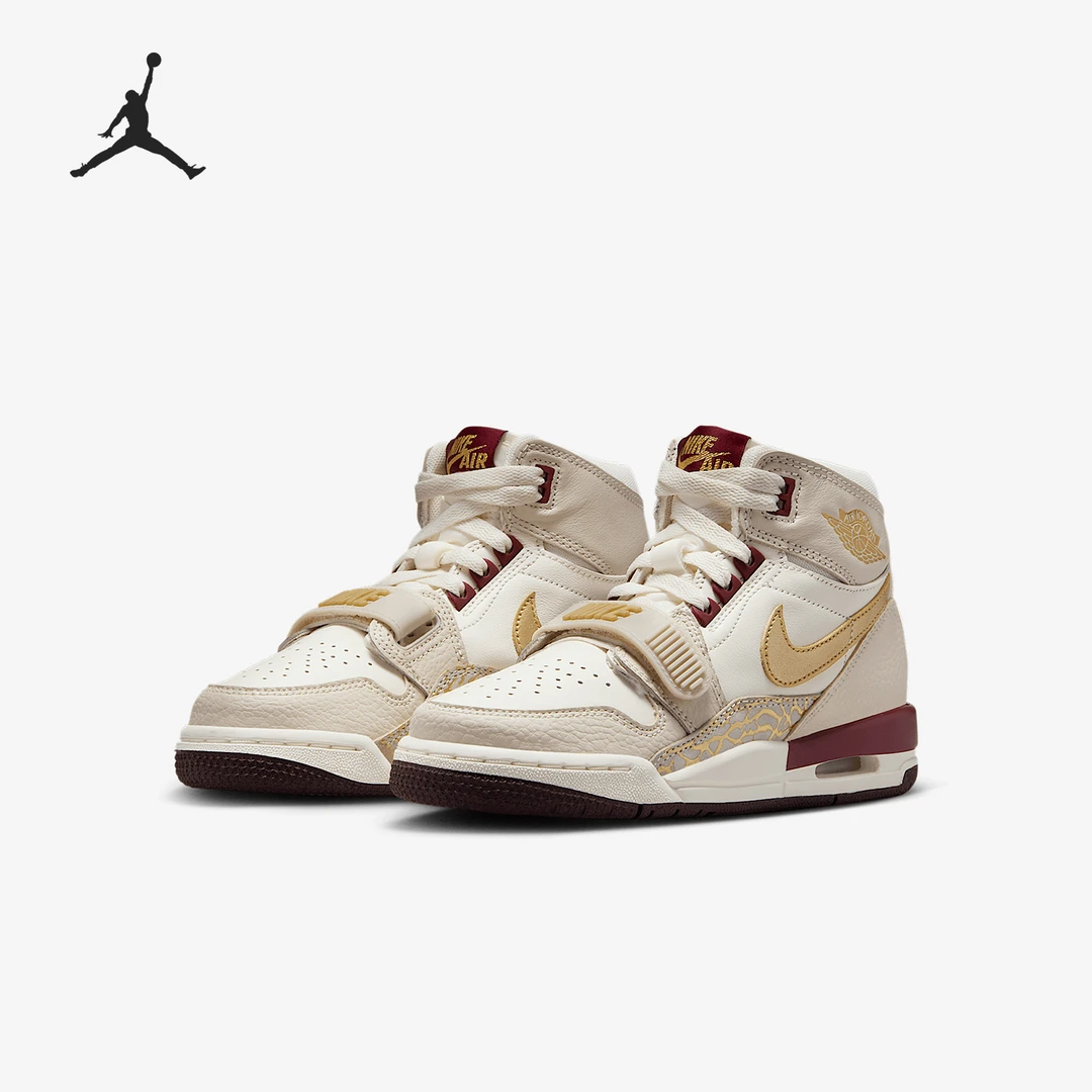Nike/耐克正品AirJordanGS女子大童高帮运动鞋IB4914-161