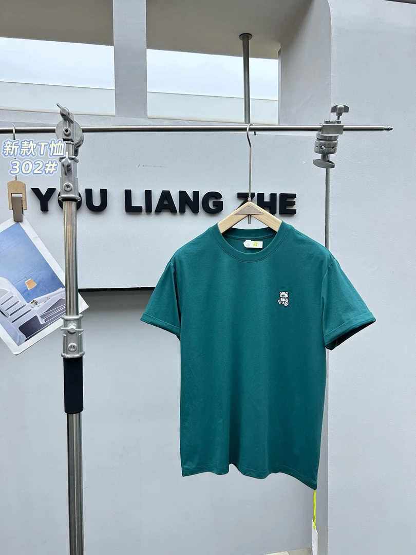 《深绿》小众设计时尚撤柜新款短T-302