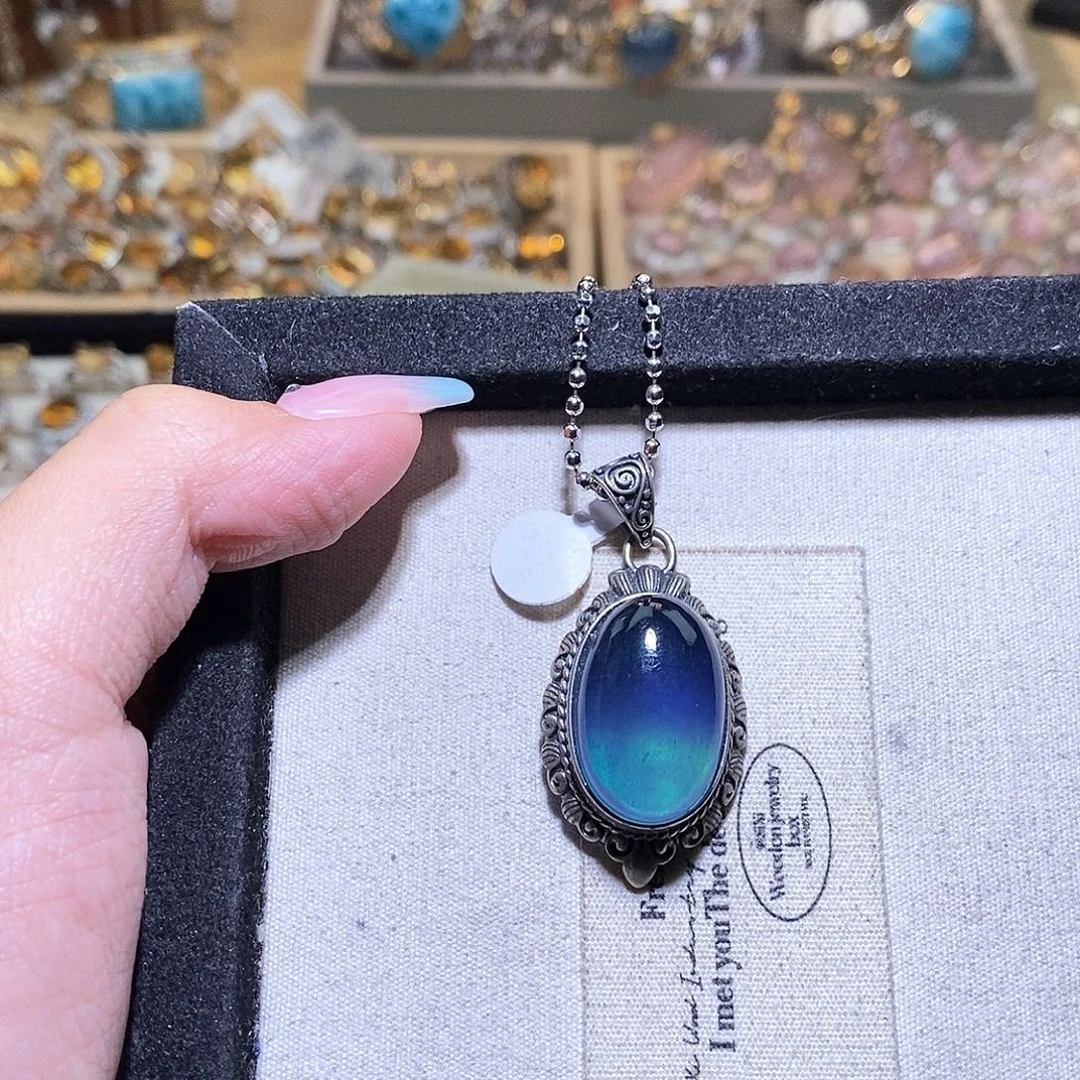 C****烟晶戒指银S925镶嵌