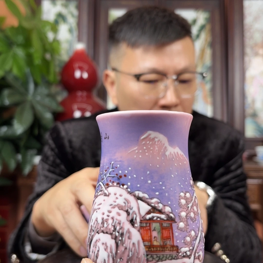 摆件陶景德镇陶瓷手工杯子