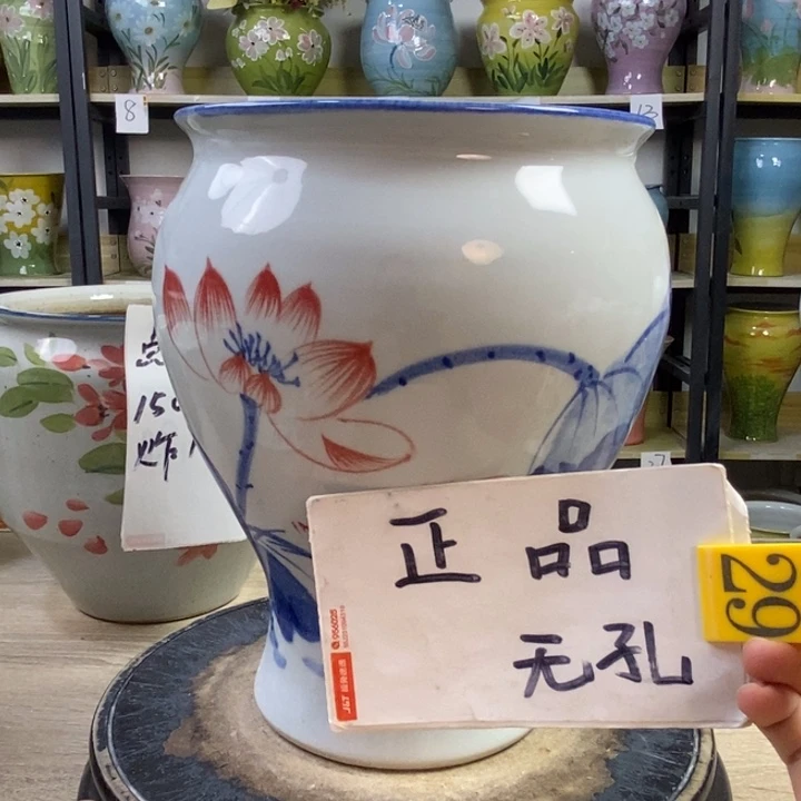 景德镇高温陶瓷花盆