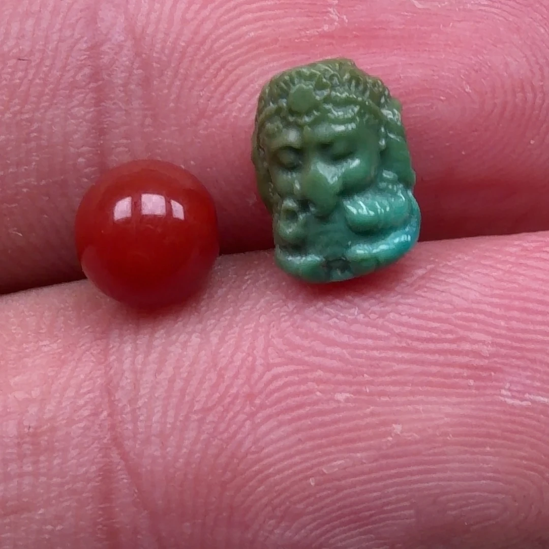 点***点南红玛瑙未镶嵌珠宝半成品