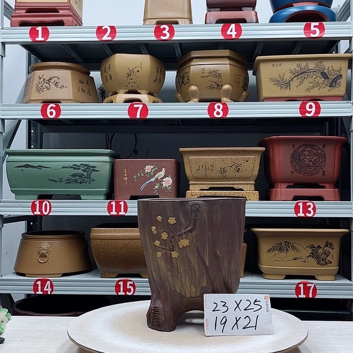 紫砂花盆紫砂花盆