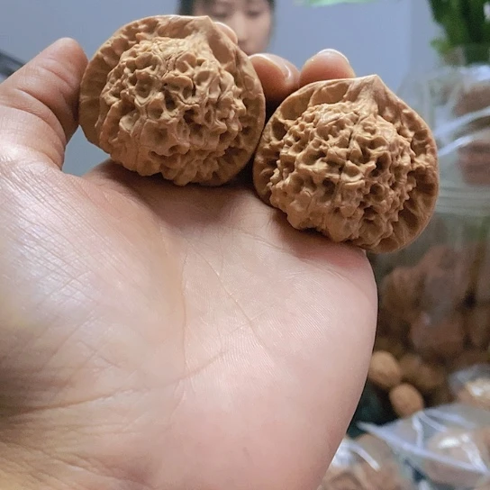 【闪购商品】把件文玩核桃46红皮官帽