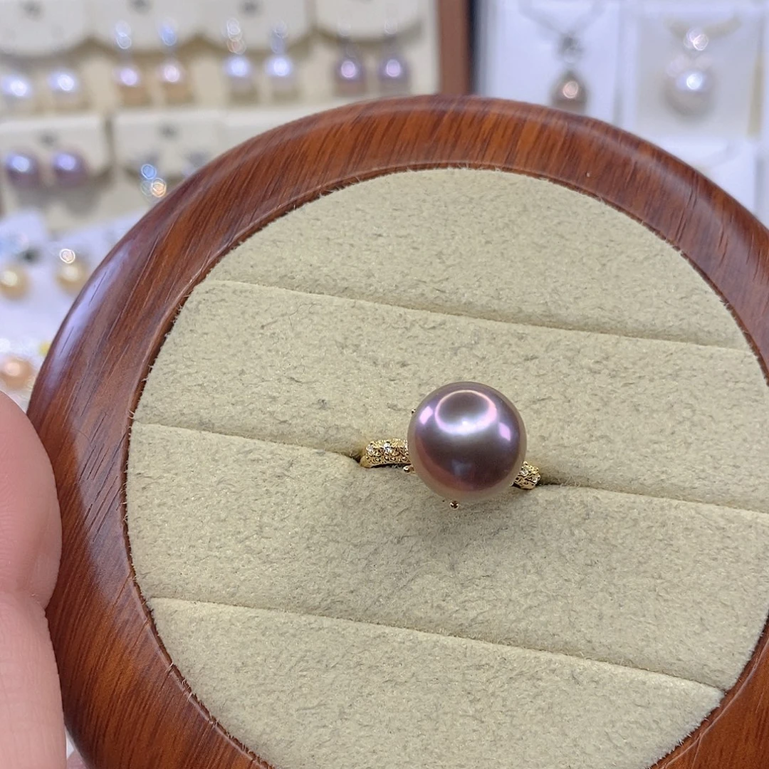 淡水珍珠戒指合金F