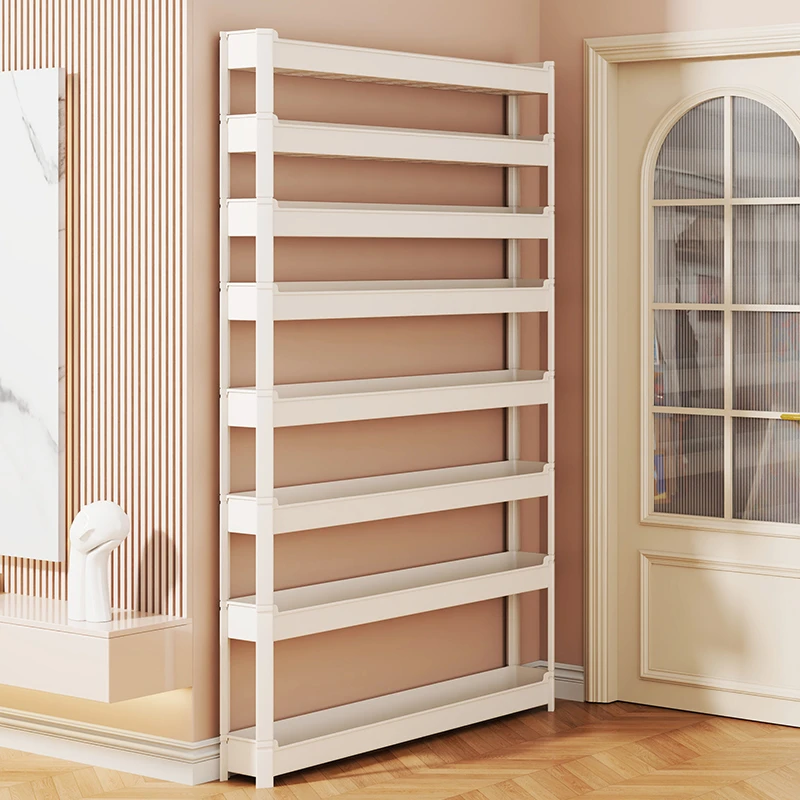 10公分8cm厨房薄柜门后置物架夹缝极窄柜窄缝柜缝隙收纳柜夹缝柜