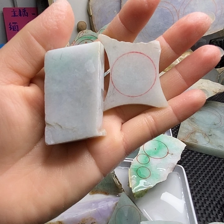 翡翠散珠缅甸翡翠234