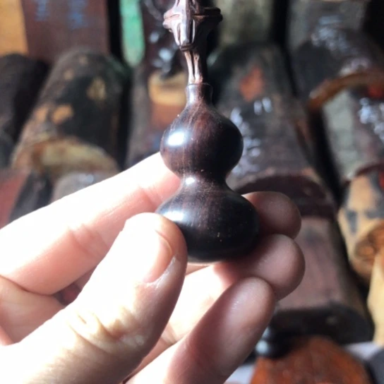 印度小叶紫檀檀香紫檀2.5手把葫芦